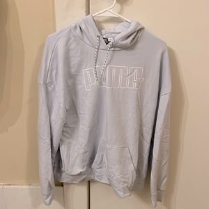 Ice Blue Puma Hoodie